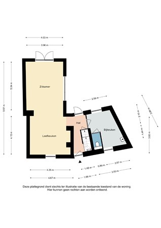 Plattegrond - Kemkensweg 4, 6436 CN Amstenrade - Kemkensweg 4 Amstenrade - Begane grond 2D.jpg